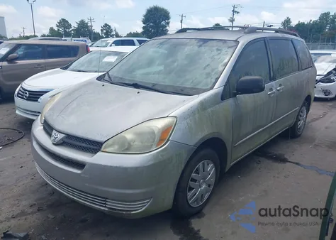 2004 Toyota Sienna Ce/Le z USA, uszkodzony, nr VIN 5TDZA23C94S040697